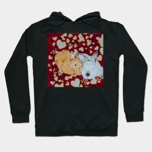 Bunny Anytime Valentines - Design Fourteen Hoodie